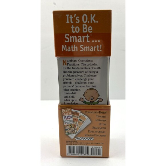 Brain Quest 2nd Grade Math Q&a Cards : 1000 Questions and Answers to... - Picture 3 of 7